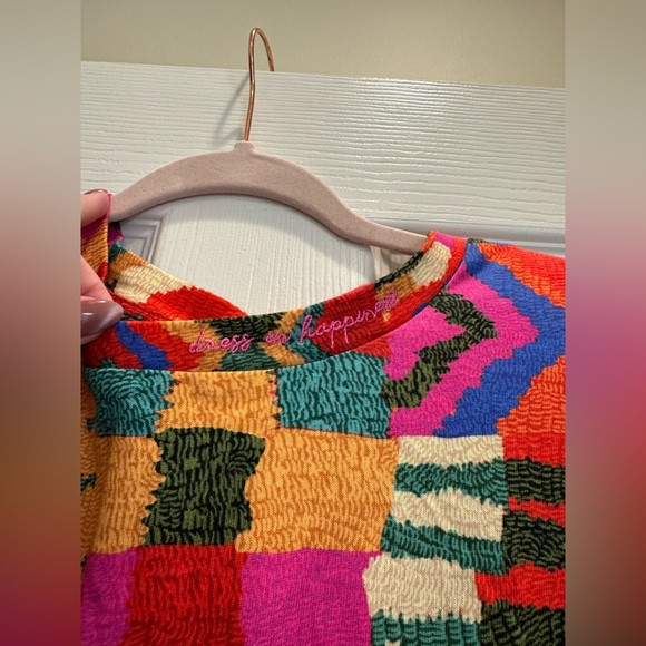 FARM Rio Multicolor Patchwork Midi Dress - Picture 4 of 7